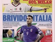意大利媒体头版：意大利中场托纳利承认投注米兰的赛事 至少禁赛1年