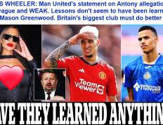 英格兰媒体：Man Utd对安东尼的声明含糊不清 没在格林伍德处理中吸取教训